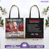 Personalized Superhero Baby Tote Bag – Baby Iron Man Design with Custom Name, Photo & Message